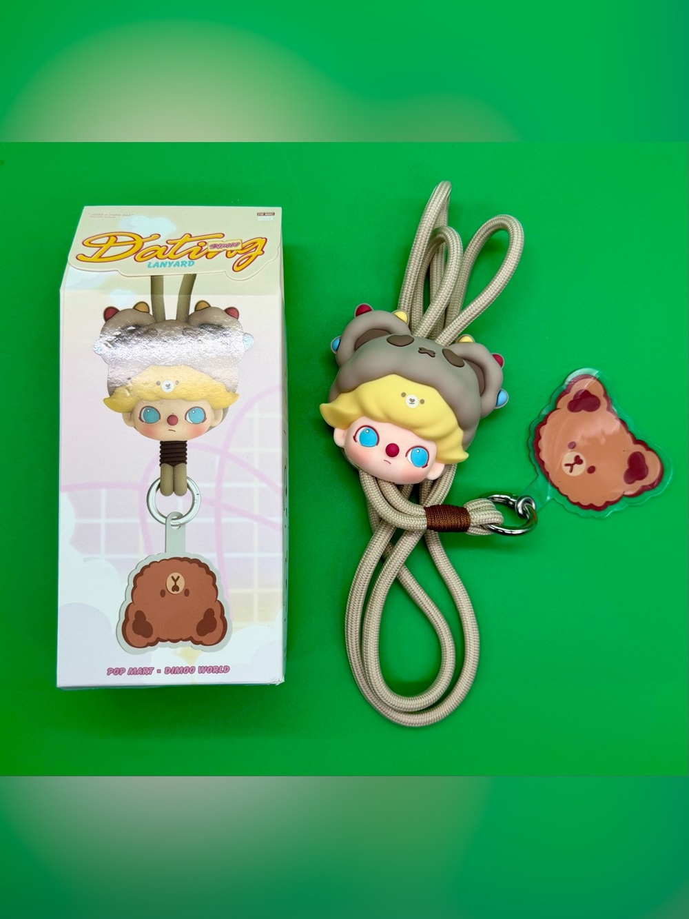 Dimmo  Character Lanyard with Bear Charm - Kids Toys